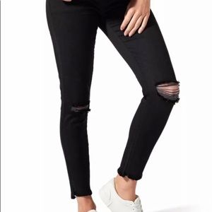 BLANQI Maternity Distressed Skinny Jeans 0 NWOT